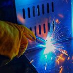 mig-welding-sheet metal product in factory in vietnam manufacturing