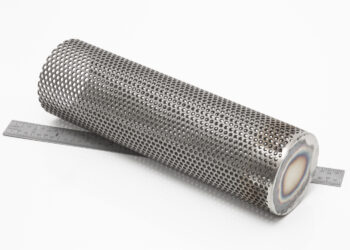 perforated stainless steel tube, welded on a laser cut or stamped part with TIG welding (no surface treatment)-bending-sheet-metal-SUS304 inox in hcm and saigon vietnam